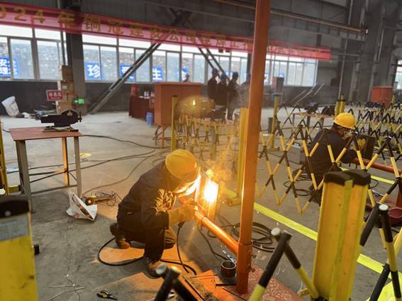 公司舉辦電焊工、電工技術(shù)比武