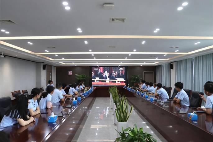 公司組織收看紀(jì)念中國人民抗日戰(zhàn)爭暨世界反法西斯戰(zhàn)爭勝利80周...