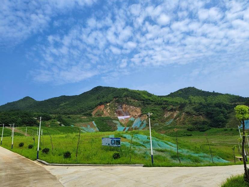 銅山、前山露天采坑復墾項目完成