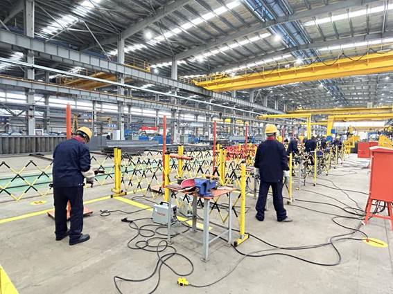 公司舉辦電焊工、電工技術(shù)比武